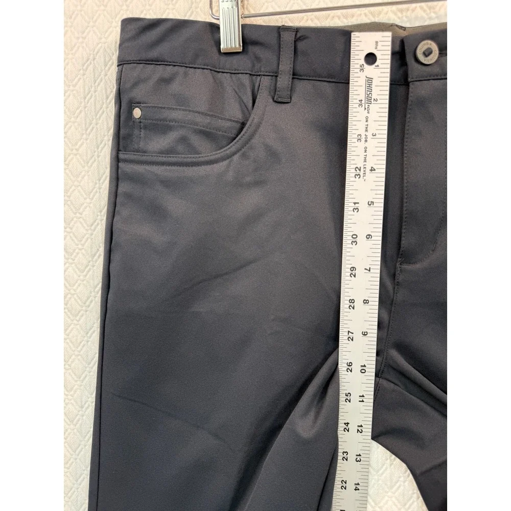 Columbia Golf Mens 34x29 Black Performance 5-Pocket Straight Leg‎ Pants Gorpcore